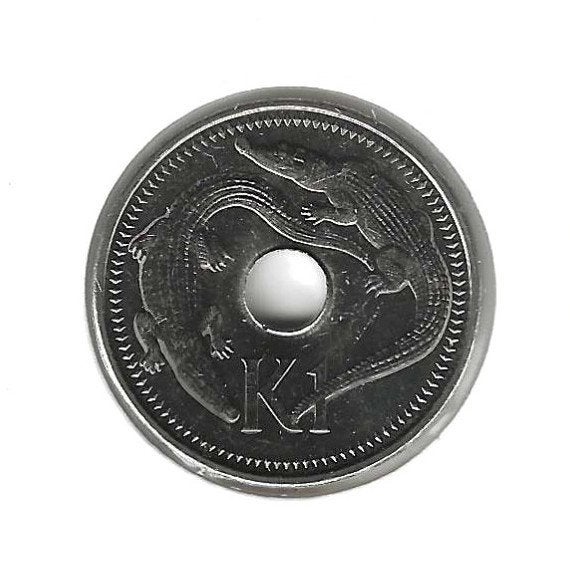 Papoea New Guinea, 1 Kina 2004., Postzegels en Munten, Munten | Oceanië, Ophalen of Verzenden, Losse munt
