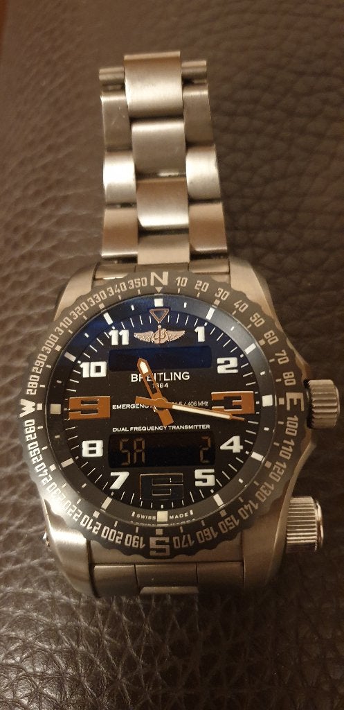 BREITLING EMERGENCY 2., Bijoux, Sacs & Beauté, Montres | Hommes, Enlèvement, Comme neuf, Breitling