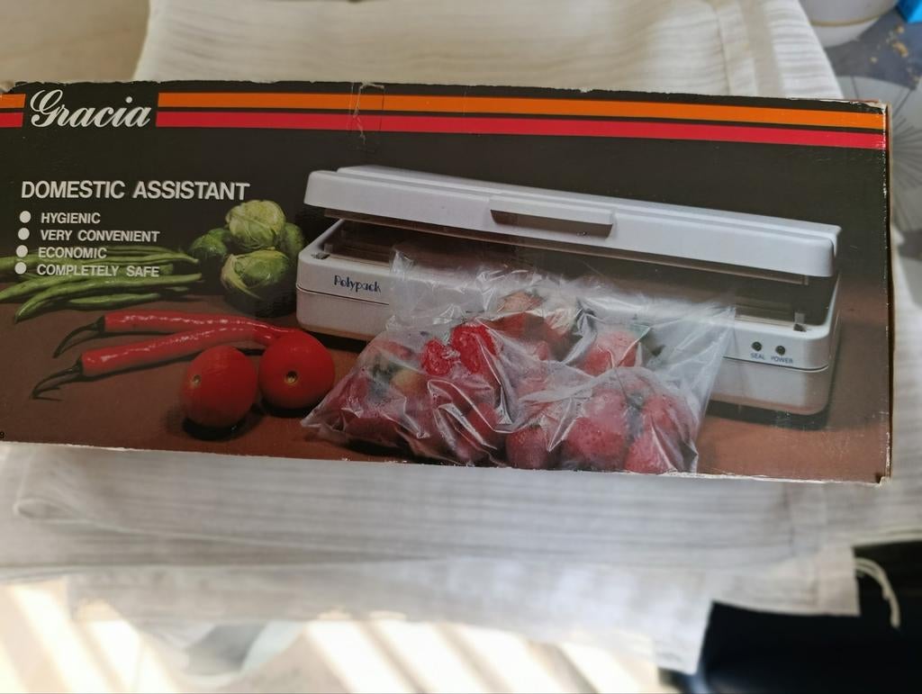 Vacuüm machine voor vlees en groenten, nieuw!, Enlèvement