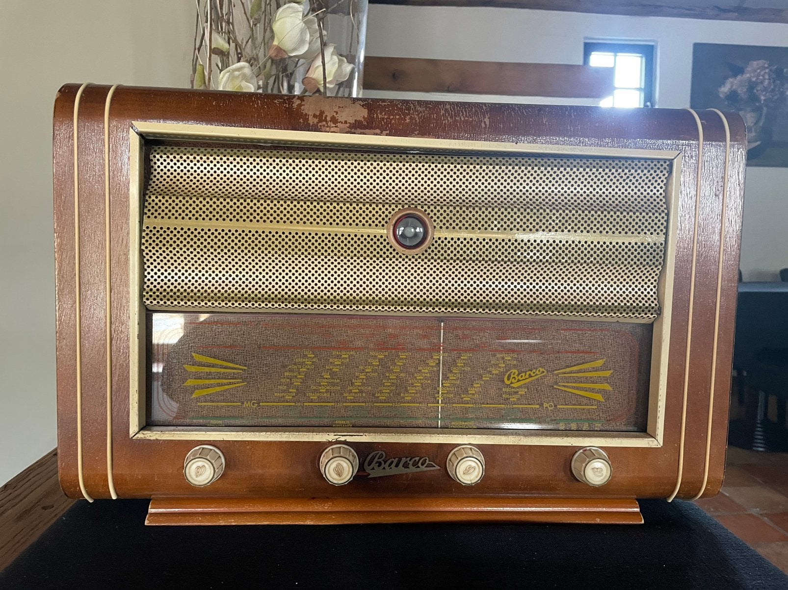 Radio Barco - vintage - decoratie, Enlèvement, Ne fonctionne pas, Radio