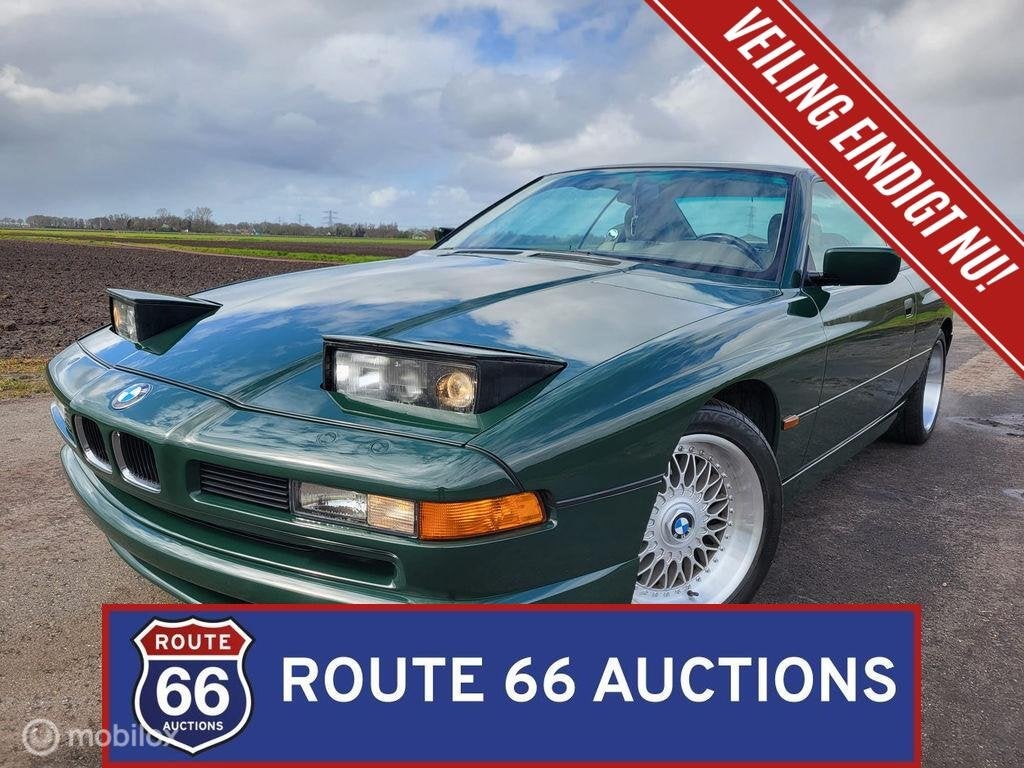 BMW 850Ci Individual | 1996 | Route 66 Auctions, Auto's, Zwart, Bedrijf, Handgeschakeld, Overige carrosserie