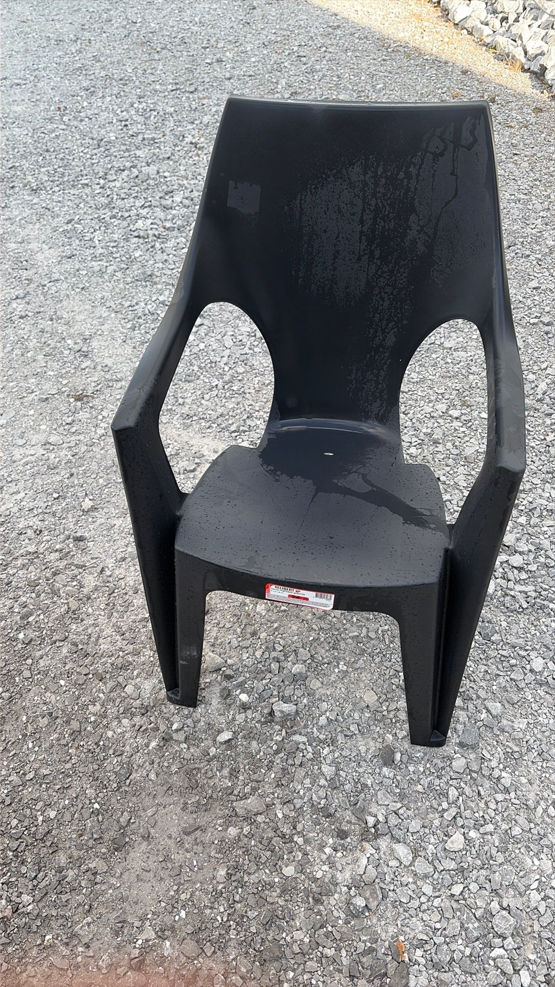 Lot de 6 chaises noires Allibert, Ophalen, Zo goed als nieuw