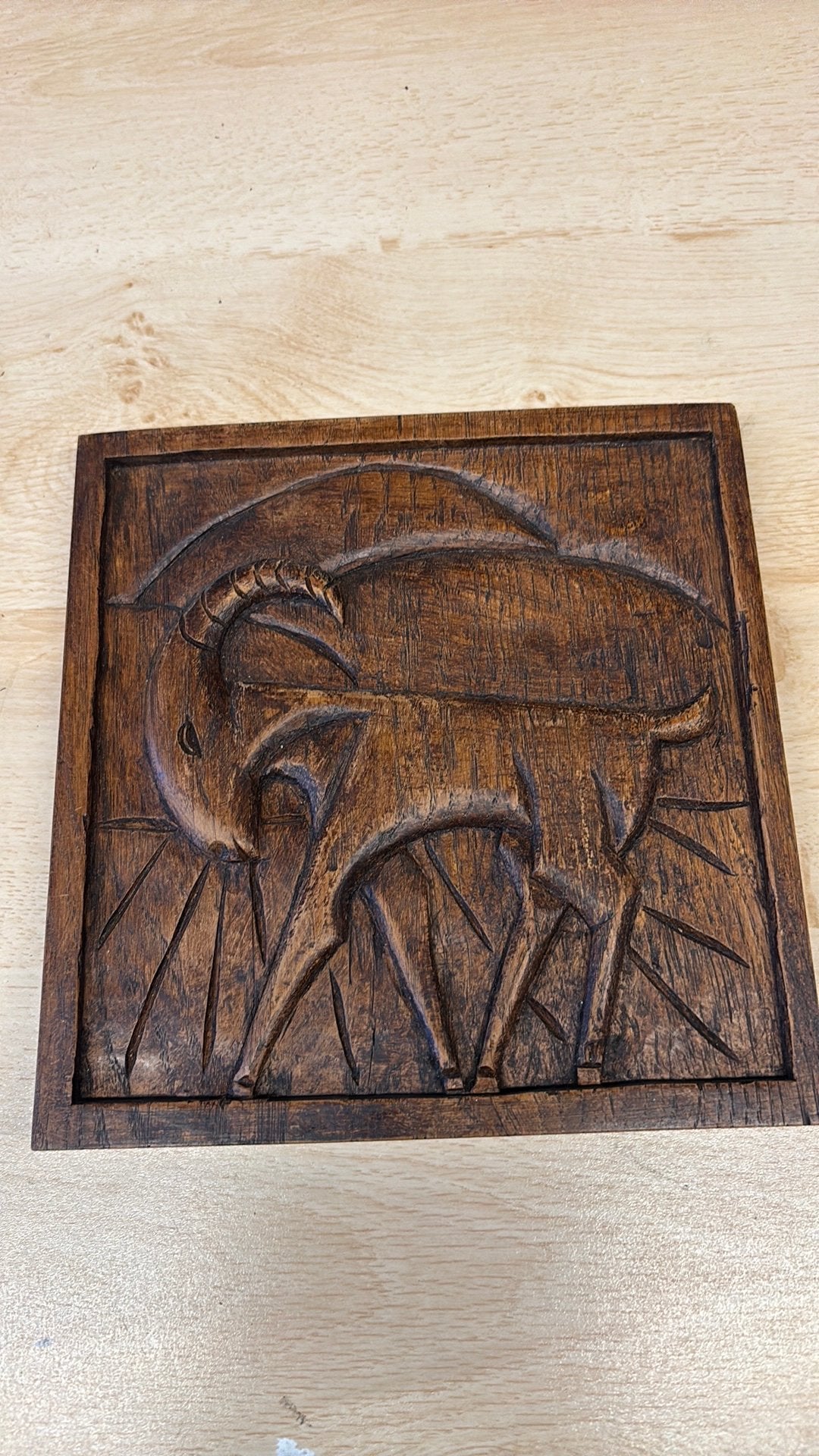 Houten paneel (doos6), Antiek en Kunst, Ophalen of Verzenden