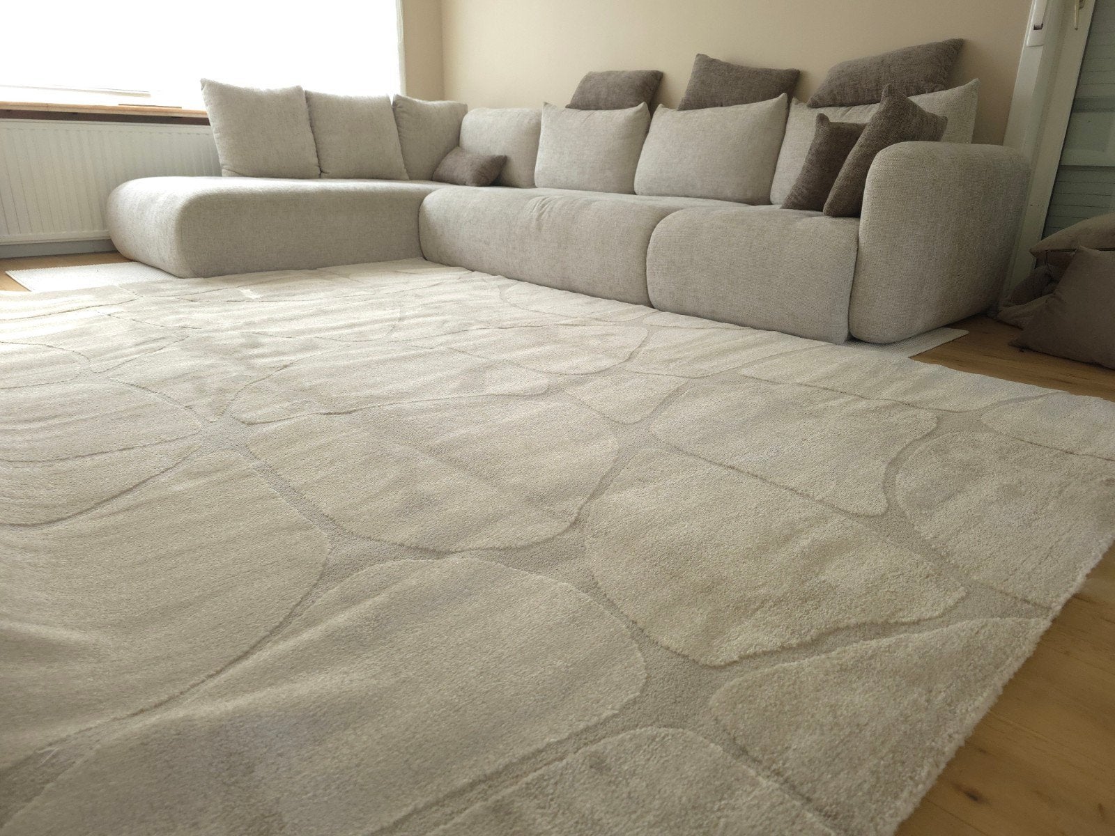 Lichtbeige tapijt 240x340 Nieuw!!, Huis en Inrichting, Stoffering | Vloerbedekking, Ophalen, Beige, Tapijt