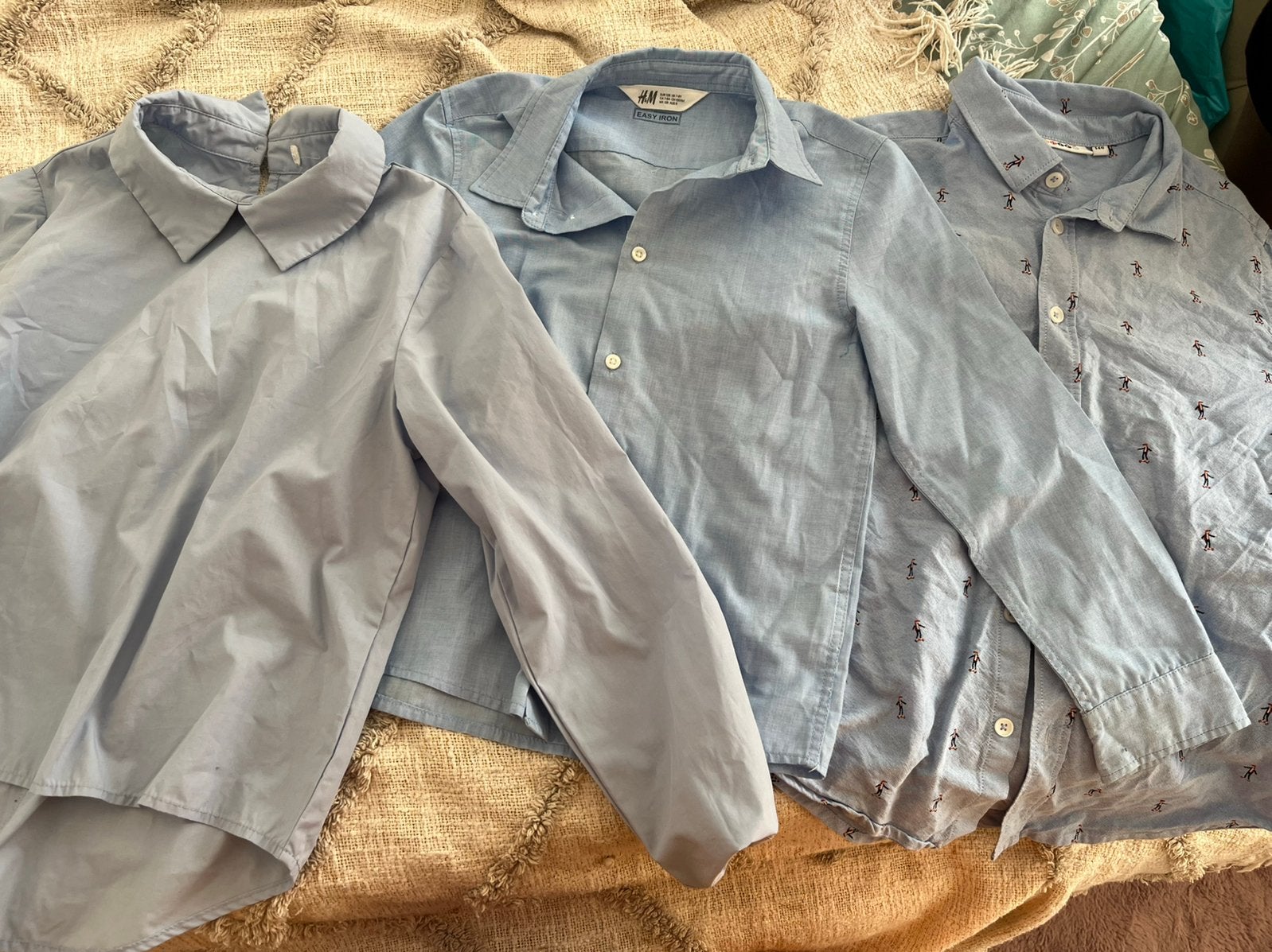 Lot de 3 chemises fille 8-9 ans, Kinderen en Baby's, Babykleding | Baby-kledingpakketten, Ophalen of Verzenden, Zo goed als nieuw