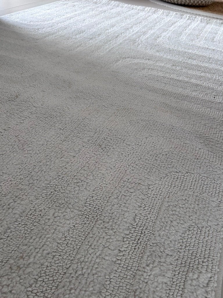 Modern vloerkleed Glaze Eco 133x190 cm – wit/crème, Ophalen, Gebruikt, 100 tot 150 cm, X