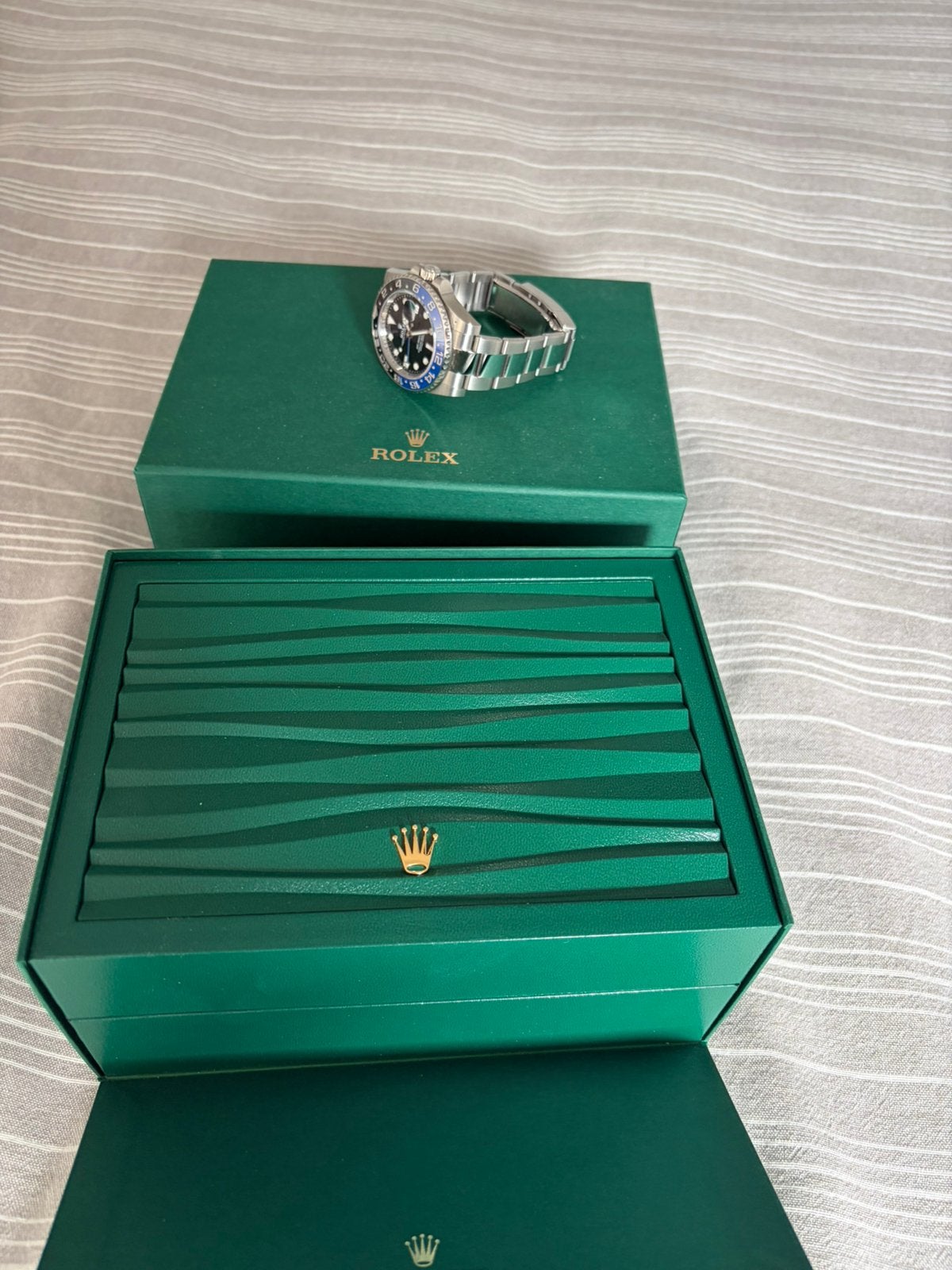 Rolex GMT Master II. 126710BLNR - Batman., Handtassen en Accessoires, Staal, Staal, Polshorloge, Nieuw