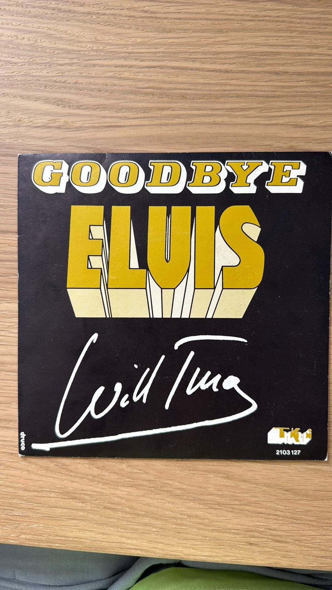 Will Tura – Goodbye Elvis, Cd's en Dvd's, Vinyl Singles, Ophalen, Gebruikt
