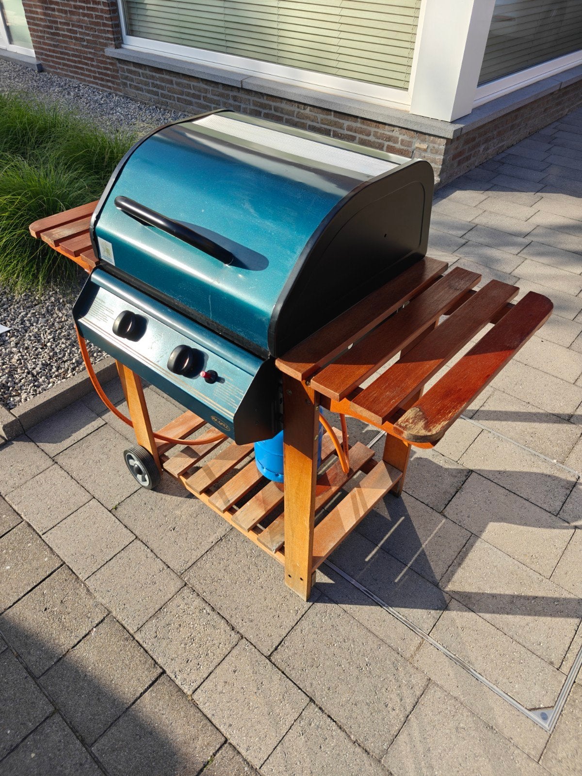 Mr. Grill gas barbecue met nieuwe Campingaz gasfles, Enlèvement, Utilisé