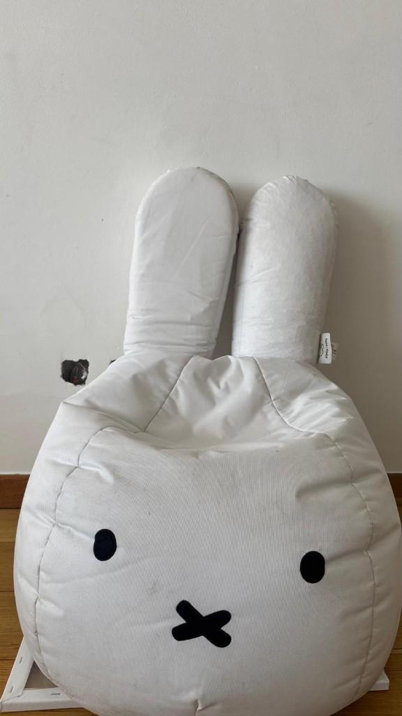 Nijntje/miffy zitzak, Enlèvement ou Envoi, Utilisé, Blanc, Pouf