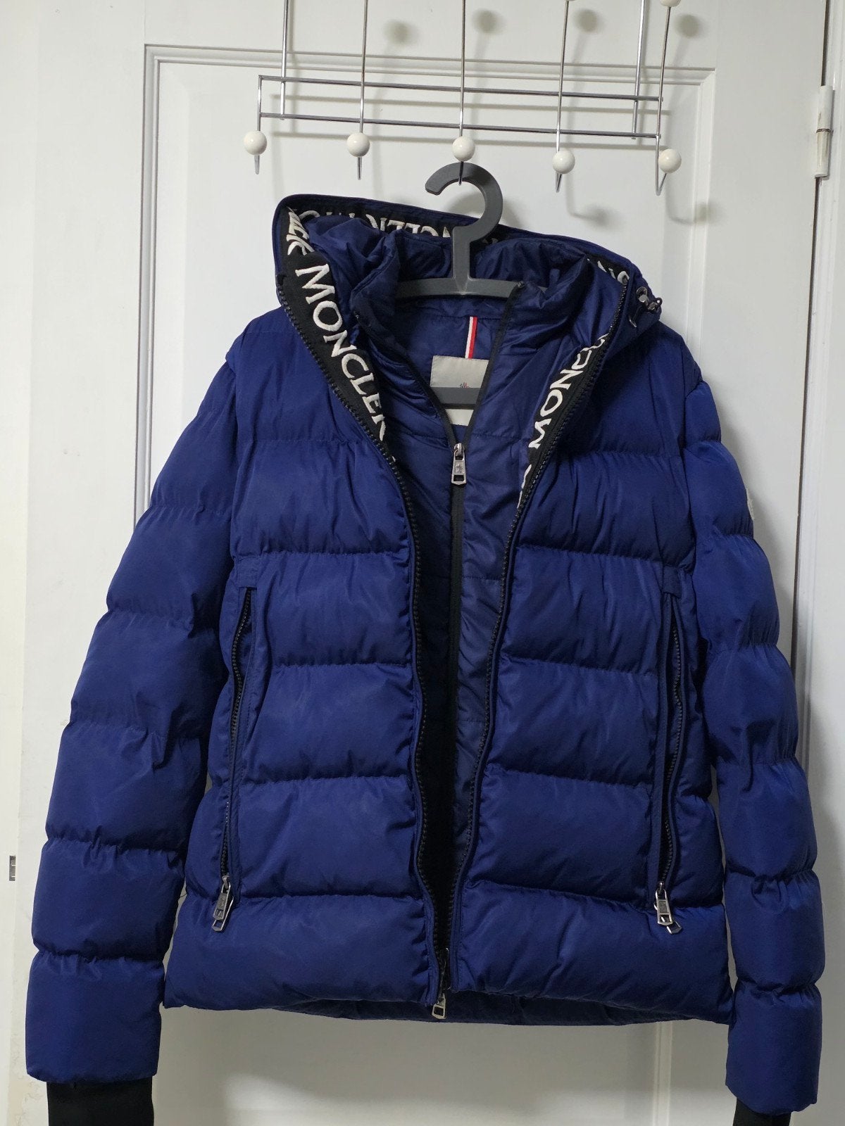 Moncler Puffer Jas Blauw Origineel, Kleding | Heren, Jassen | Winter, Ophalen, Gedragen, Blauw, Moncler