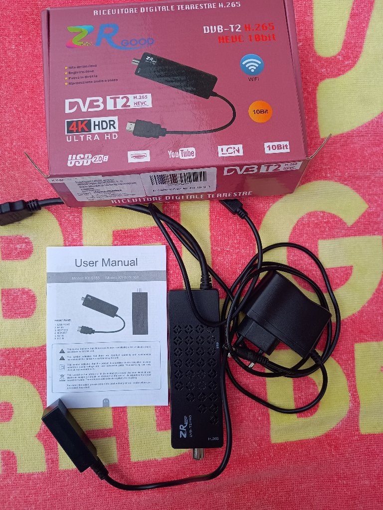 UHD 4K dvb t2 ontvanger, Enlèvement ou Envoi, Comme neuf
