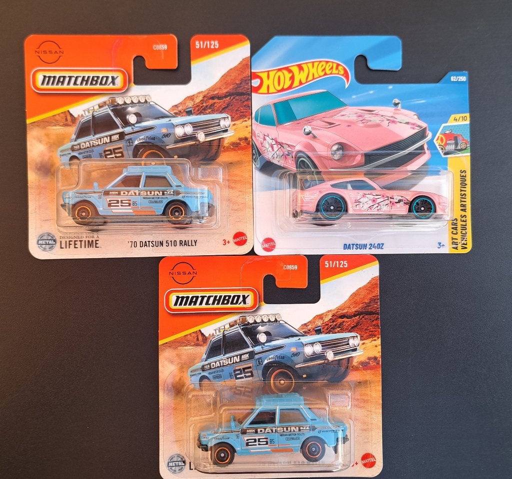 DATSUN hot wheels matchbox, Enlèvement ou Envoi, Comme neuf, Voiture