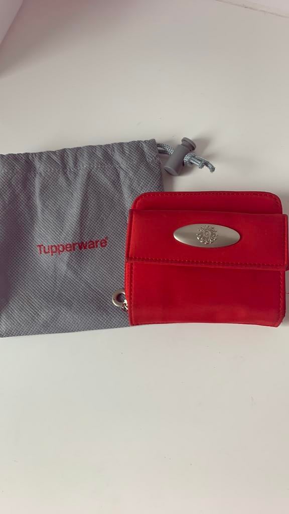 Tupperware geldbeugel , Nieuw, Handtassen en Accessoires, Ophalen, Nieuw, Rood