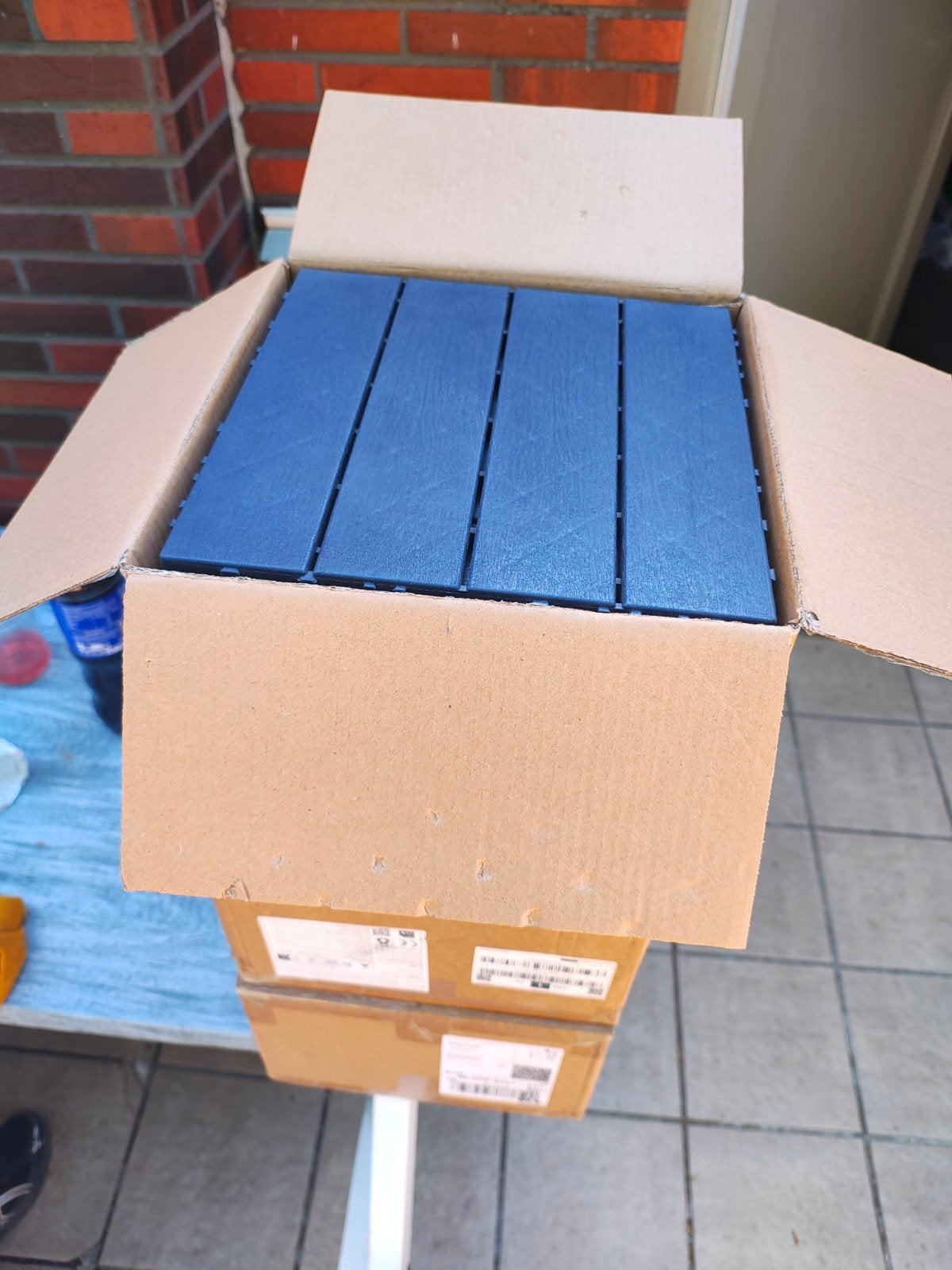 WPC klik panelen 55 stuks, Ophalen, Doos