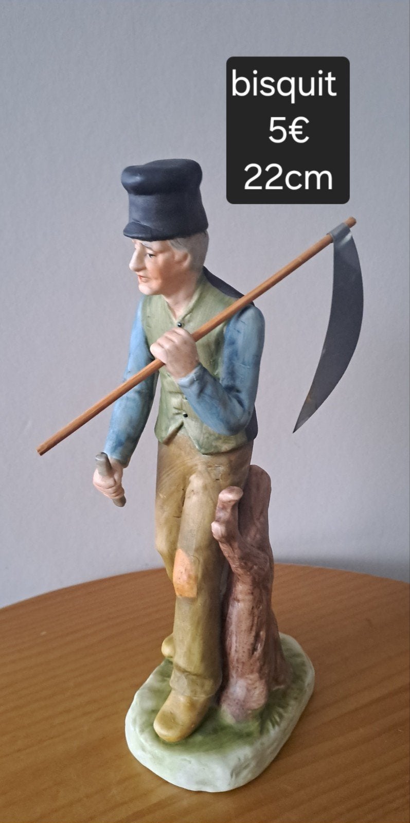 man met zeis, Ophalen of Verzenden