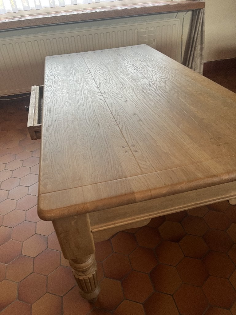 eiken salontafel, Huis en Inrichting, Ophalen, Gebruikt, 100 tot 150 cm, Eikenhout
