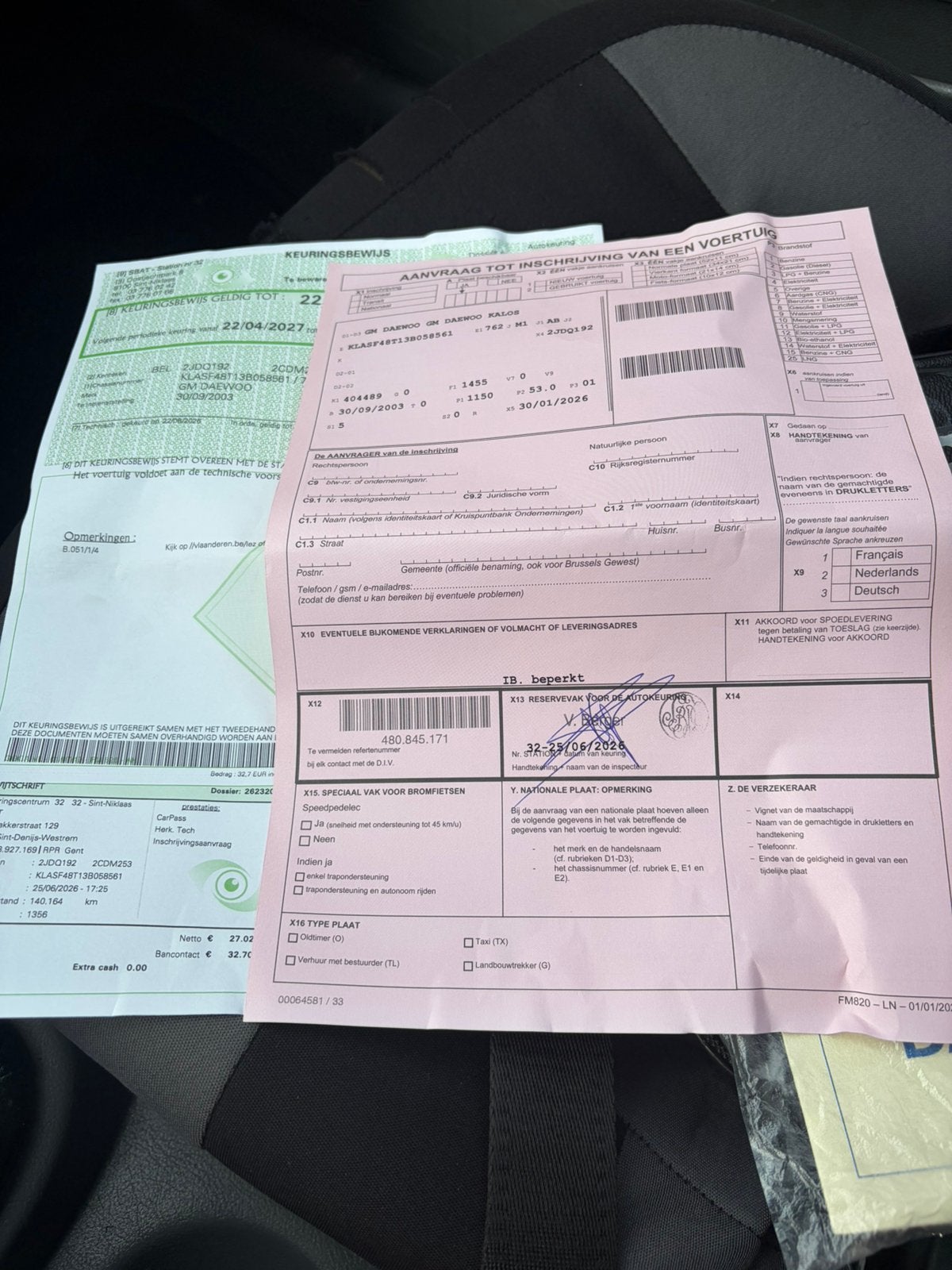 Daewoo is gekeurd voor verkoop benzine motor 1.1 trekhaak, Auto's, Kalos, Bedrijf, Te koop, Benzine