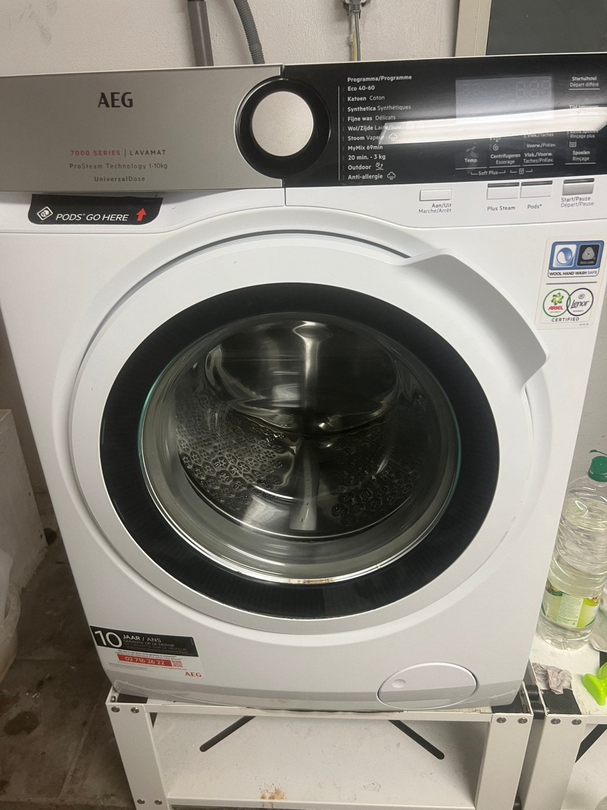 AEG lavamat 7000 10kg, Elektronische apparatuur, Ophalen, Zo goed als nieuw