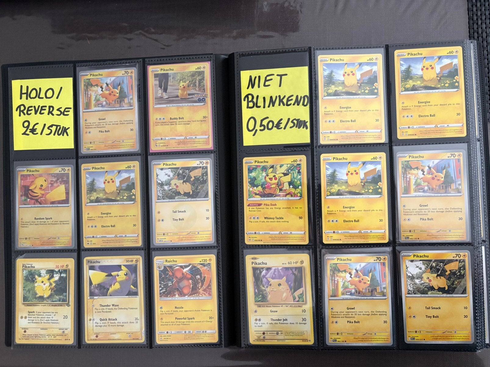Pokémon Pikachu / Gengar / Snorlax / Promo Kaarten, Ophalen of Verzenden, Zo goed als nieuw