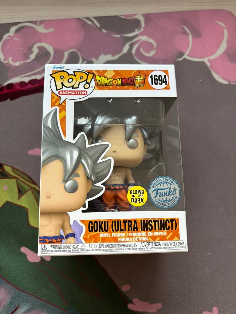 Funko Pop! Goku Ultra Instinct #1694 Glow in the Dark, Ophalen of Verzenden