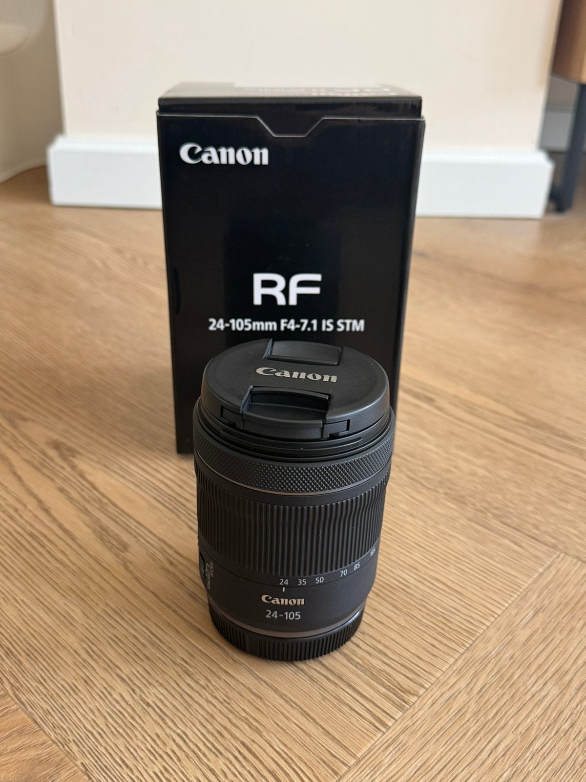 Canon RF 24-105 f4-7.1 IS STM, Canon RF, Ophalen of Verzenden, Zo goed als nieuw, Beeldstabilisatie