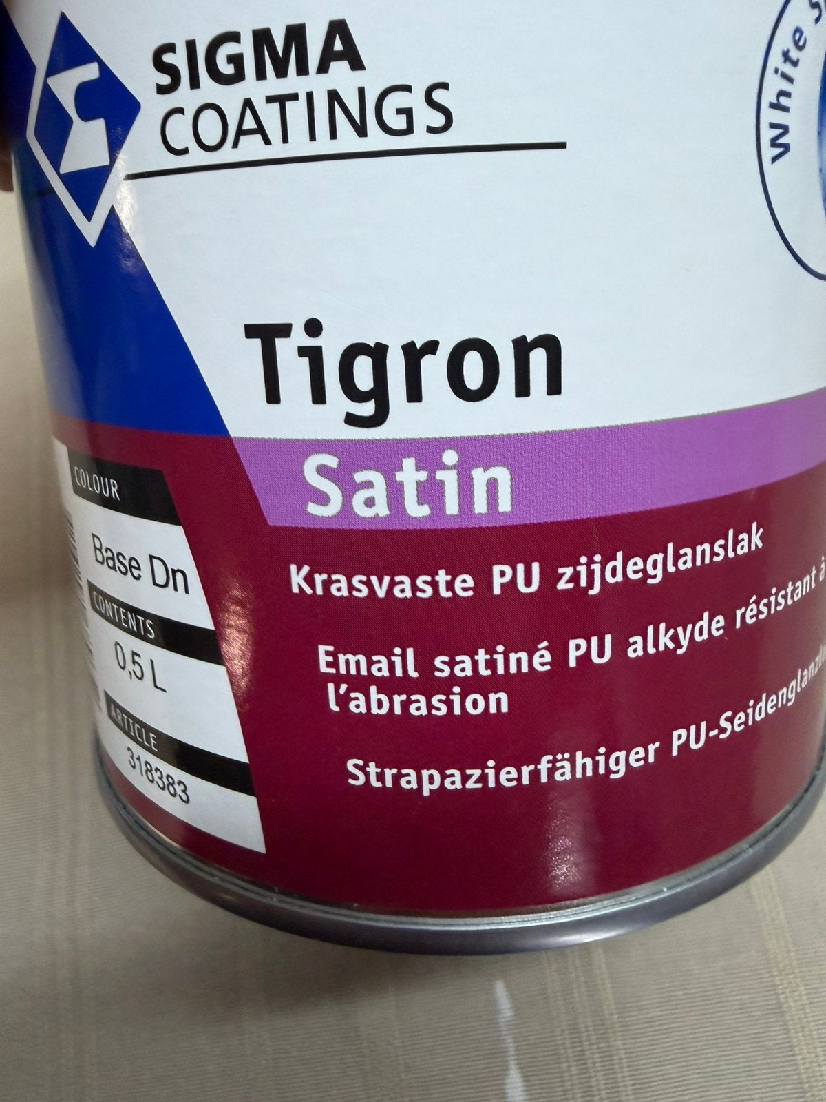 Sigma Tigron donkergrijze lak 0,5liter, Enlèvement ou Envoi, Neuf