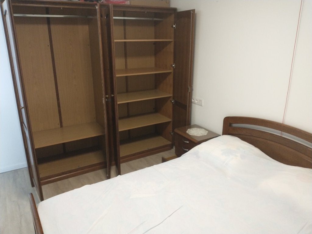 Complete slaapkamer, bed en kasten, Huis en Inrichting, Slaapkamer | Complete slaapkamers, Ophalen, Zo goed als nieuw, Tweepersoons