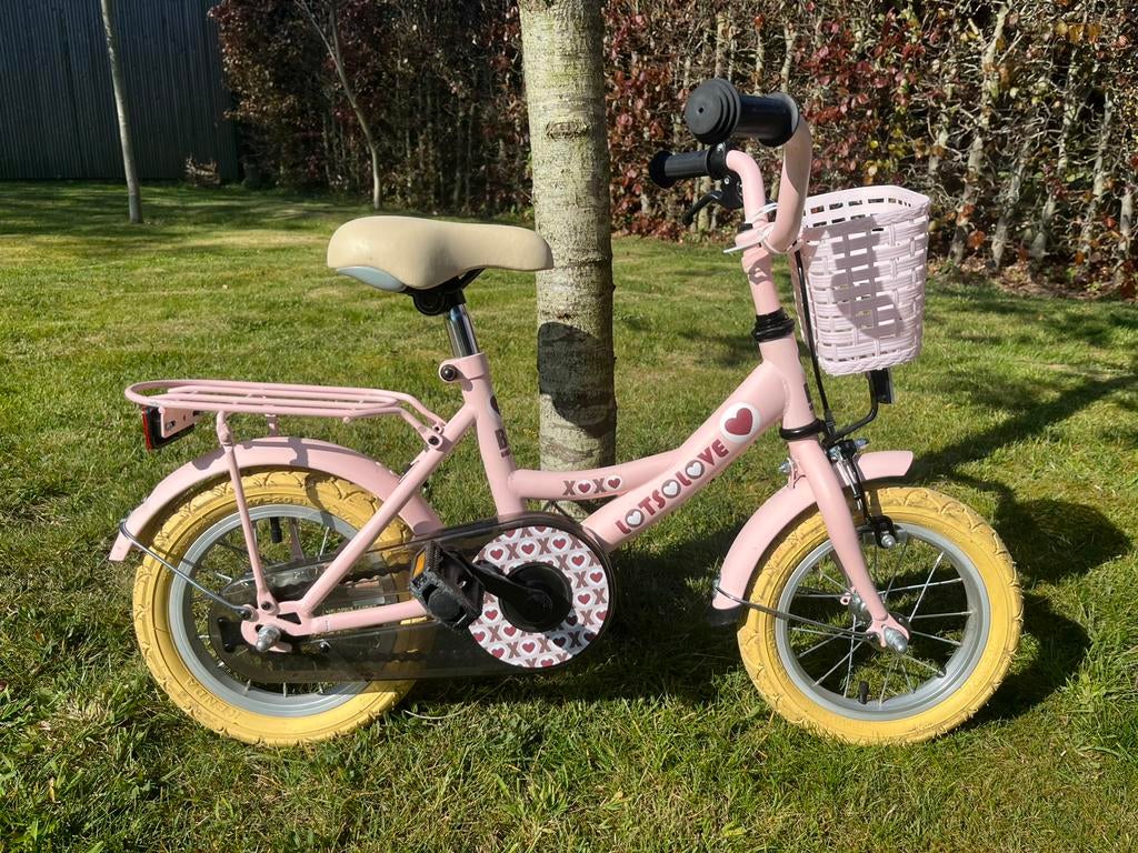 Kinderfiets 16 inch, Fietsen en Brommers, Ophalen, Terugtraprem, Zijwieltjes, 16 tot 20 inch