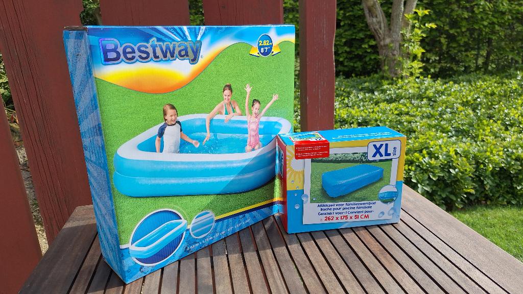 Nieuw Kinderzwembad met Afdekzeil (met elastische band), Ophalen, Nieuw, Afdekzeil