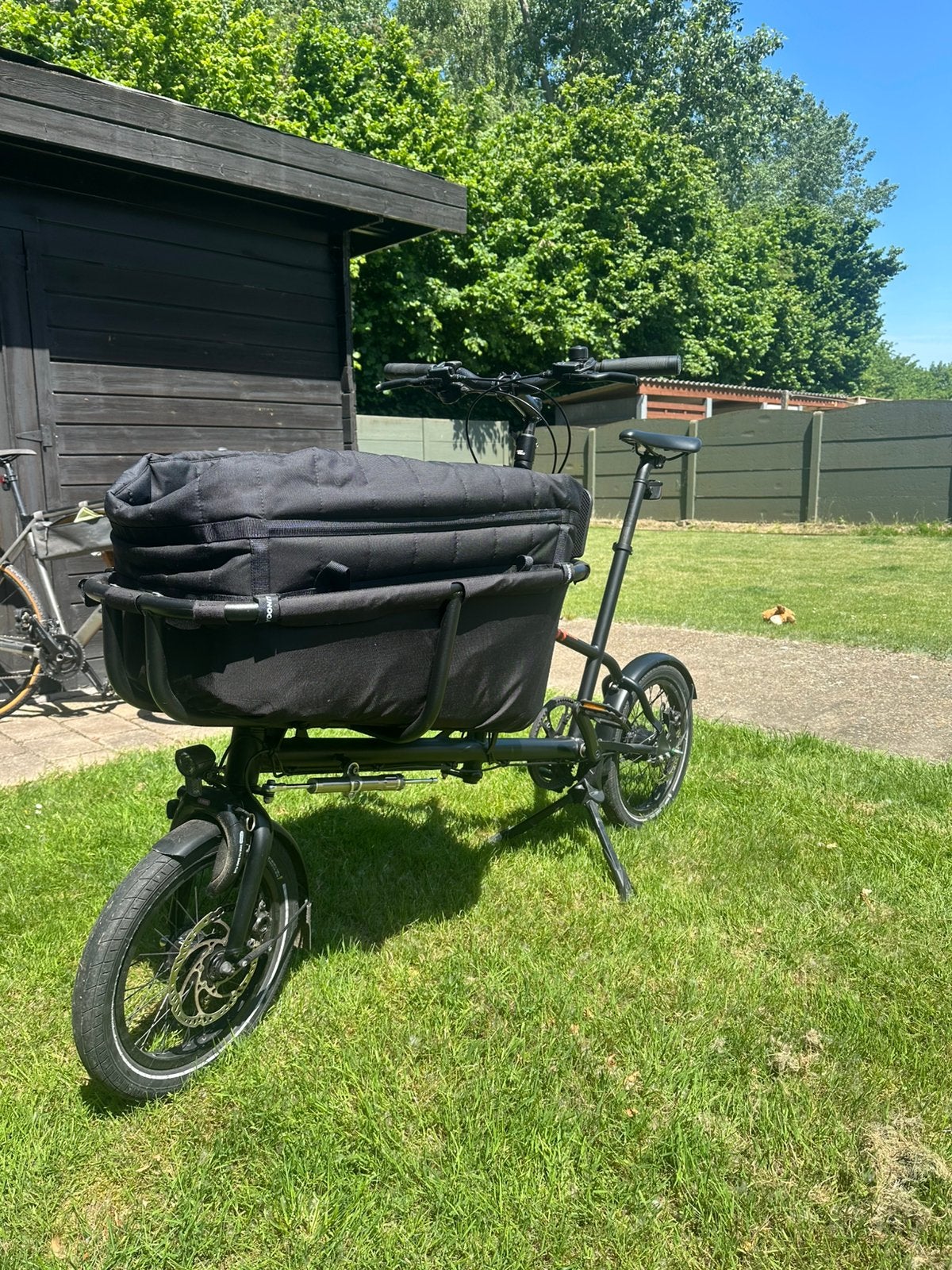 Yoonit Compact Doggy Bakfiets Hond Kind Cargo, Ophalen, Zo goed als nieuw, Schijfrem
