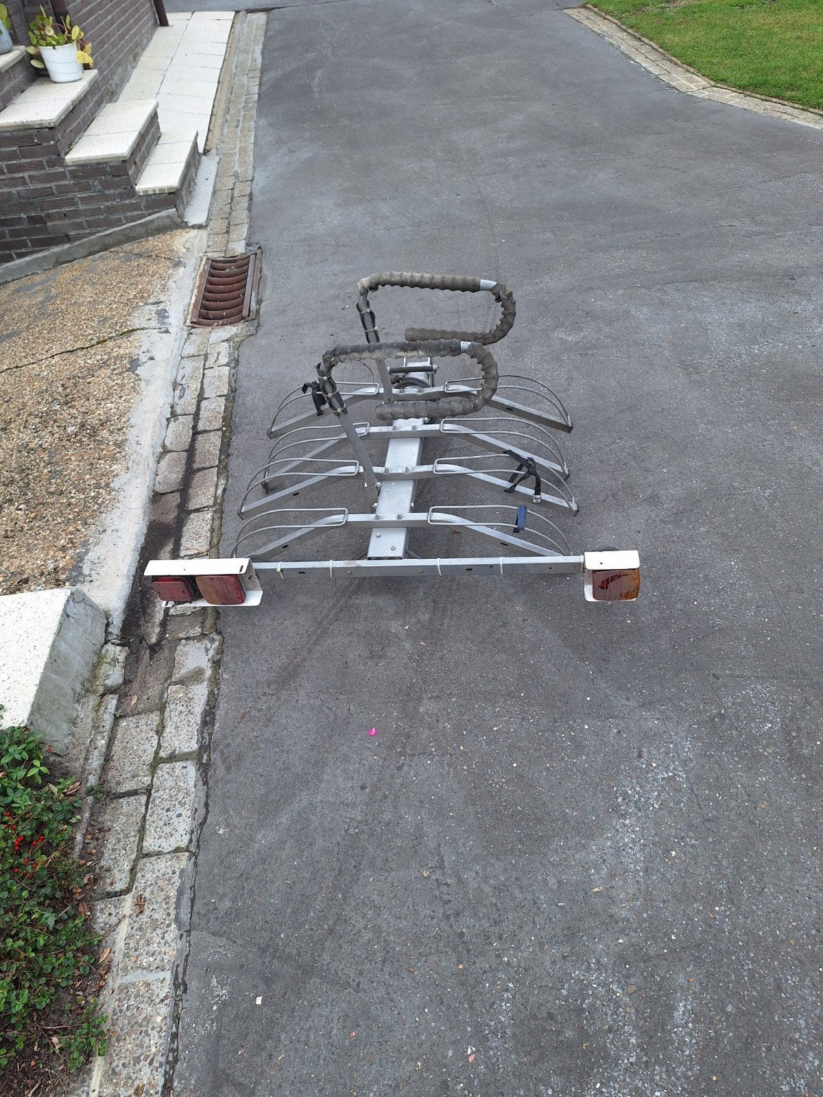 fietsen drager ⁸, Auto diversen, Ophalen, 3 fietsen of meer, Zo goed als nieuw, Trekhaakdrager