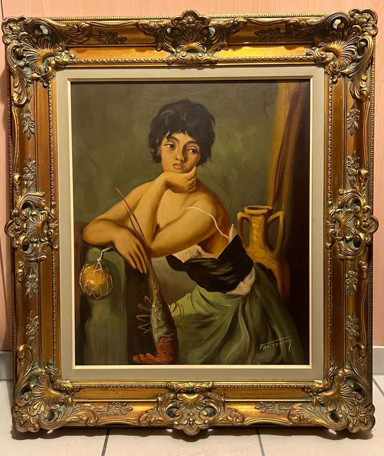 Peinture classique, art figuratif moderne, Van Vooren, Enlèvement, Classique