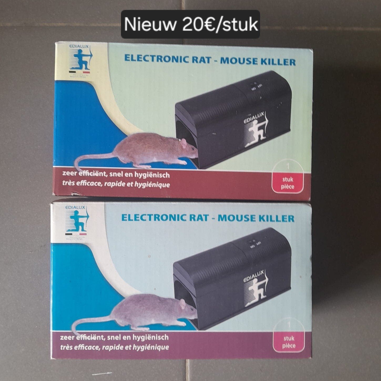 Edialux Elektrische Rattenval/Muizenval NIEUW, Jardin & Terrasse, Pesticides, Enlèvement ou Envoi, Neuf, Lutte antiparasitaire