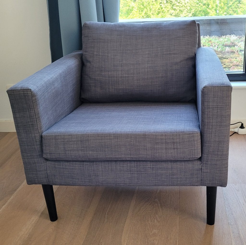 1-zit fauteuil IKEA FRIHETEN – zeer goede staat, Ophalen, Minder dan 75 cm, Zo goed als nieuw, 50 tot 75 cm