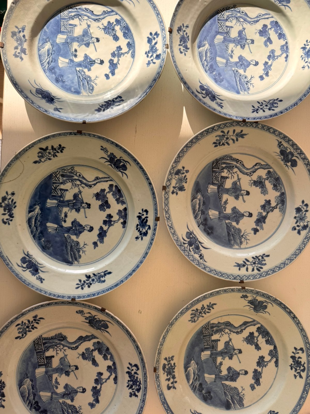 Mooie collectie  Kangxi Chinees blauw en wit, Ophalen of Verzenden
