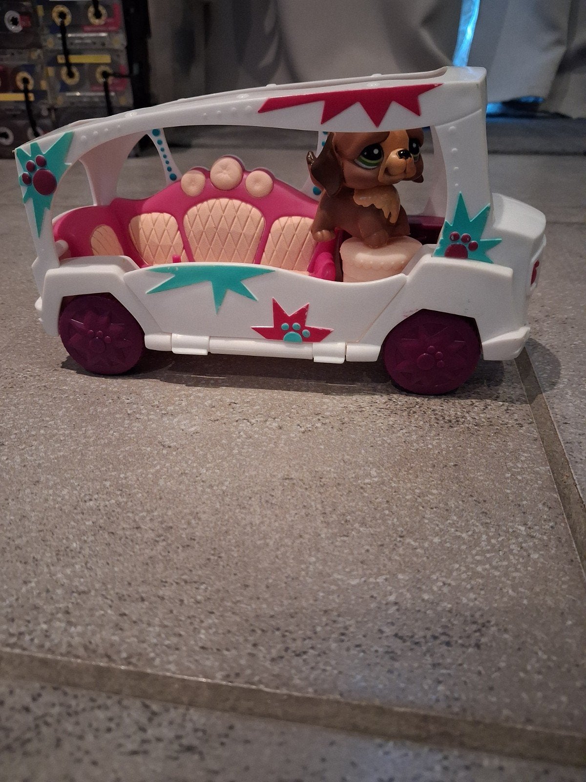 Littlest petshop, little petshop auto met diertje, Kinderen en Baby's, Ophalen of Verzenden