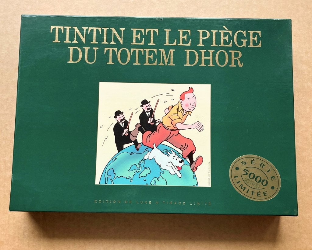 Tintin et le piège du Totem Dhor - TL luxe - 1993 - Nathan, Enlèvement ou Envoi