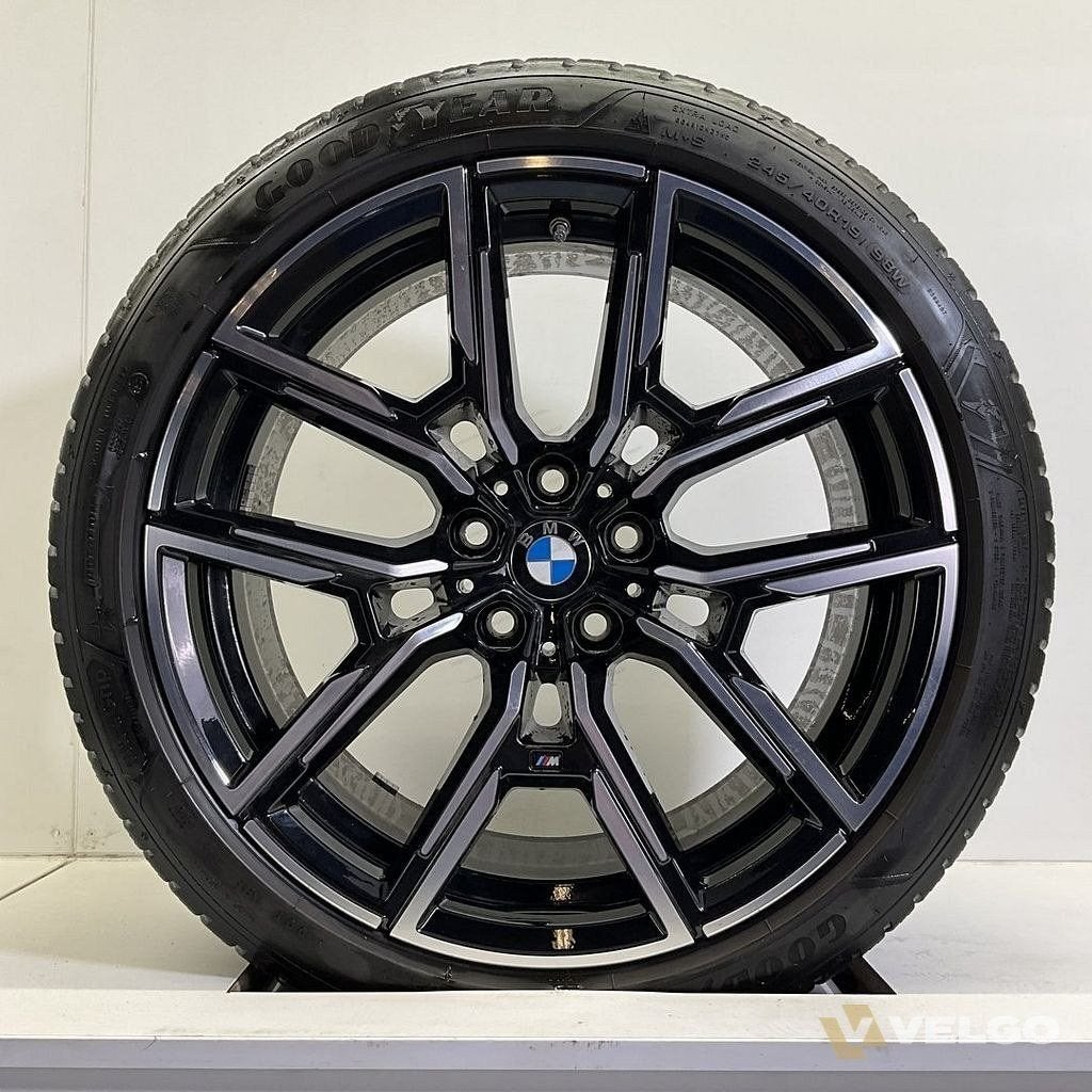 BMW 4 SERIE I4 G26 BREEDSET VELGEN + WINTERBANDEN 19 INCH OR, Pneus et Jantes, Véhicule de tourisme, -, 19 pouces