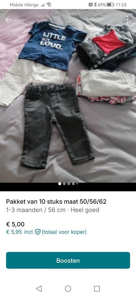 Groot pakket jongenskleding, Ophalen of Verzenden