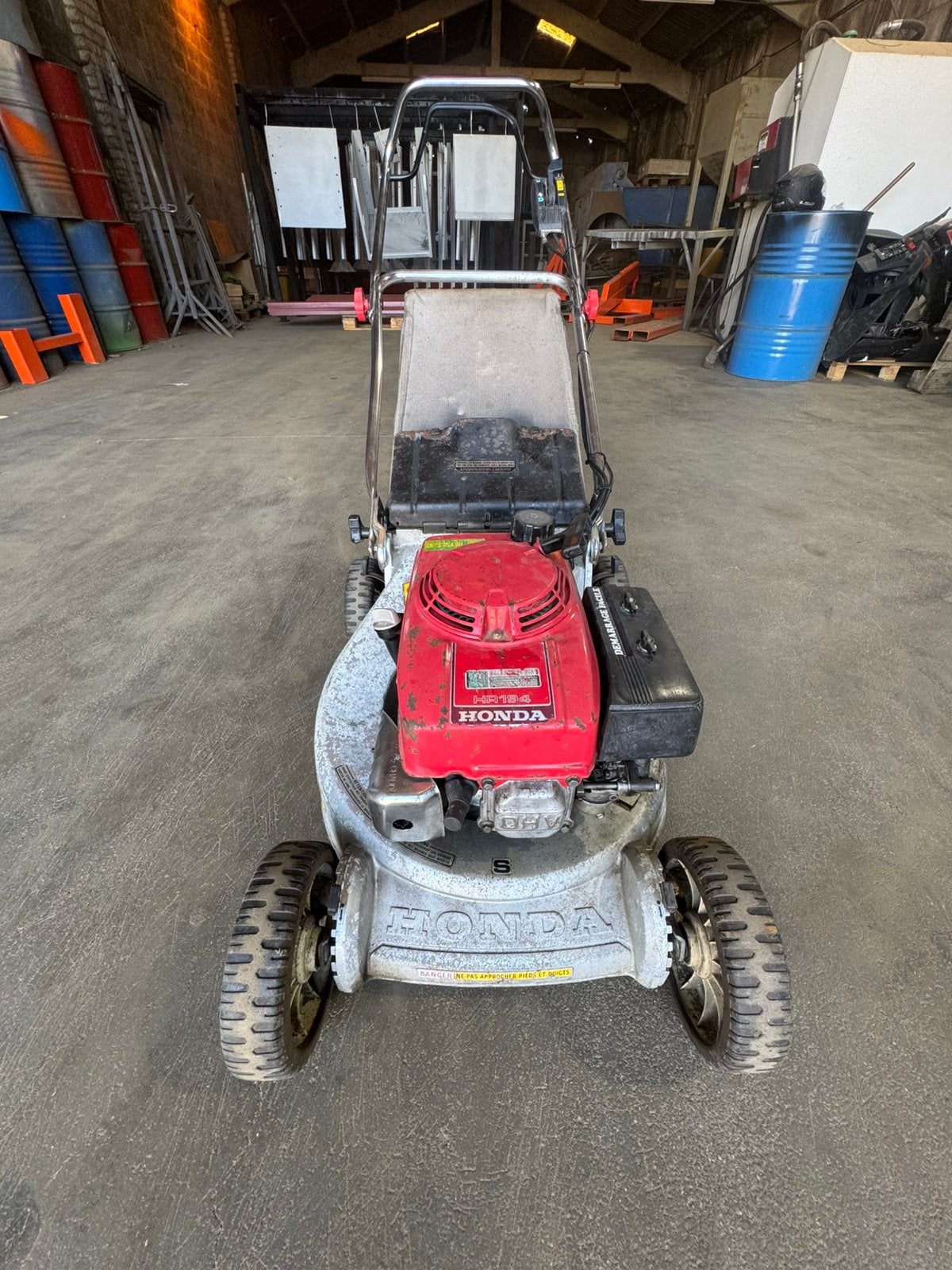 Honda grasmaaier, Tondeuse rotative, Sac de ramassage, Tondeuses à gazon à essence, Comme neuf