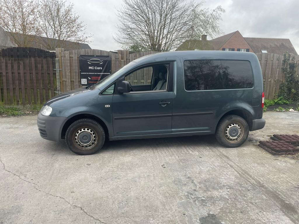 Volkswagen caddy lichte vracht 1.9tdi, Voorwielaandrijving, Zwart, Particulier, 2 zetels