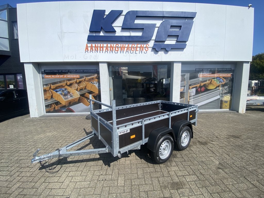 VDM Bak aanhangwagen 258x131 dubbel-as, Neuf, Info@vdm-trailers.be, Enlèvement, VDM-Trailers