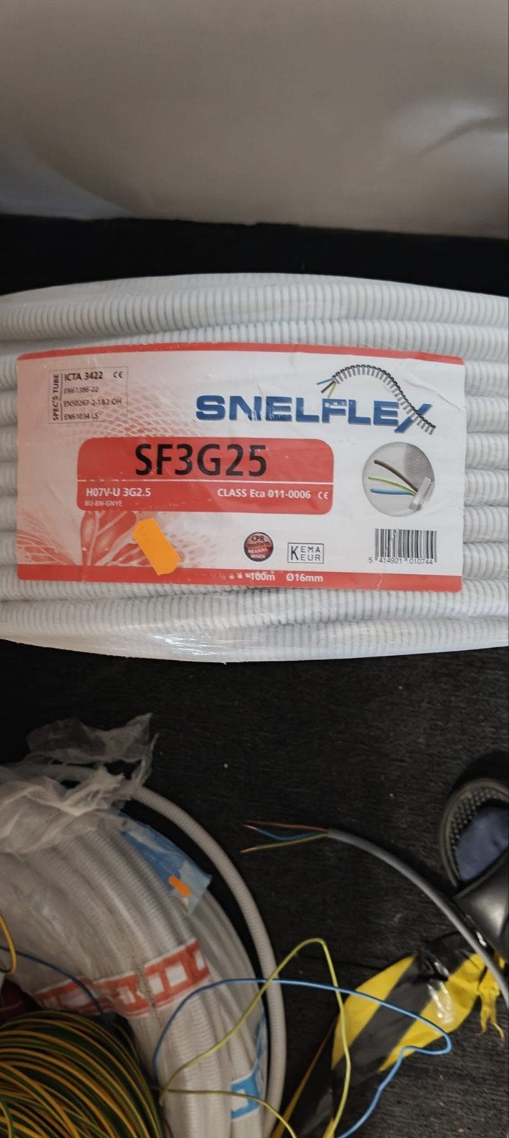 snelflex SF3G25 kabel, Ophalen of Verzenden, Nieuw, Kabel of Snoer