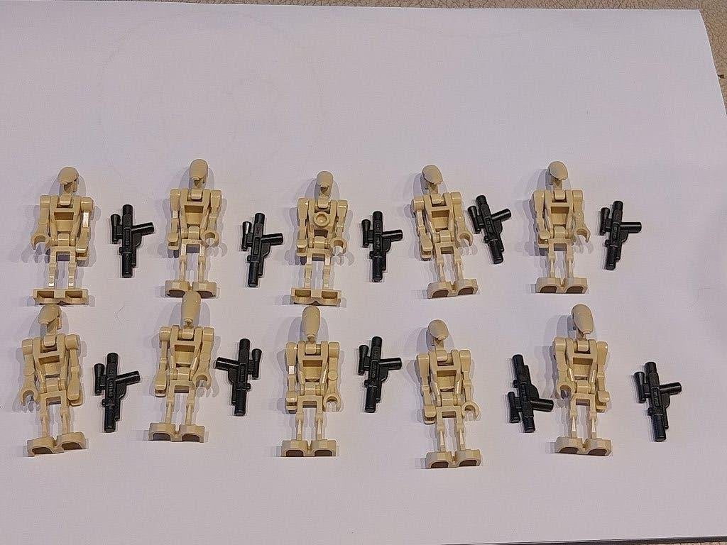 10X Lego Star Wars Minifiguur sw0001c Battle Droid, Ophalen, Minifiguur, Lego, Star Wars