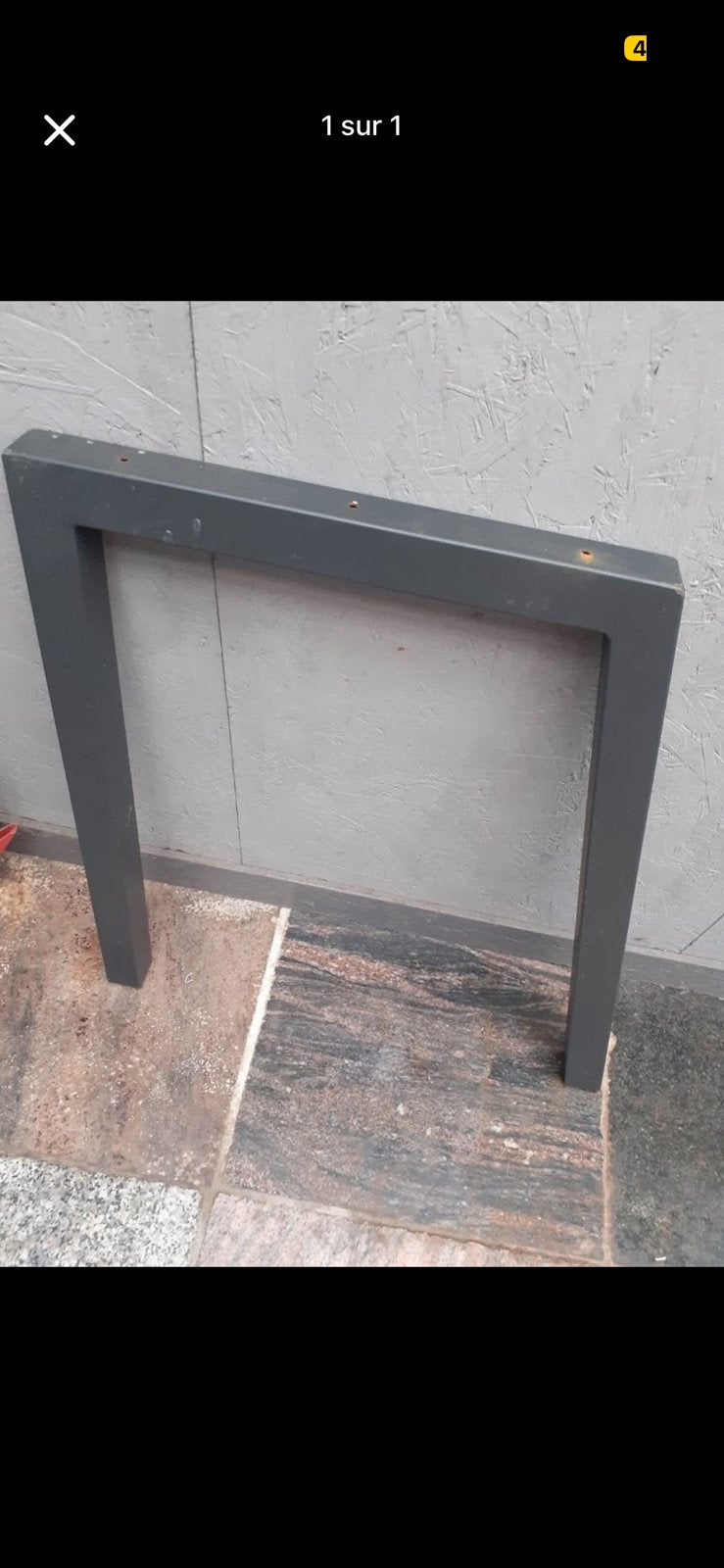 Pied de table, Huis en Inrichting, Tafelonderdelen, Ophalen, Zo goed als nieuw