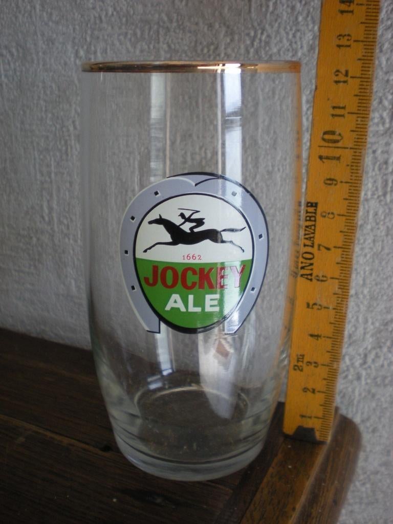GEVE  Jockey Ale, Enlèvement ou Envoi, Comme neuf, Verre ou Verres