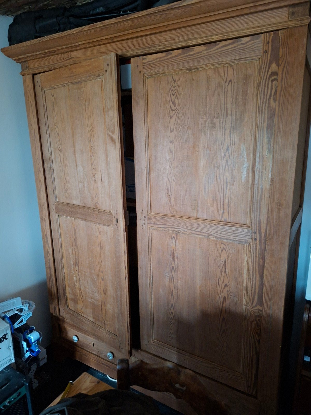 Armoire Penderie en pin, 150 à 200 cm, Enlèvement, Utilisé, 200 cm ou plus