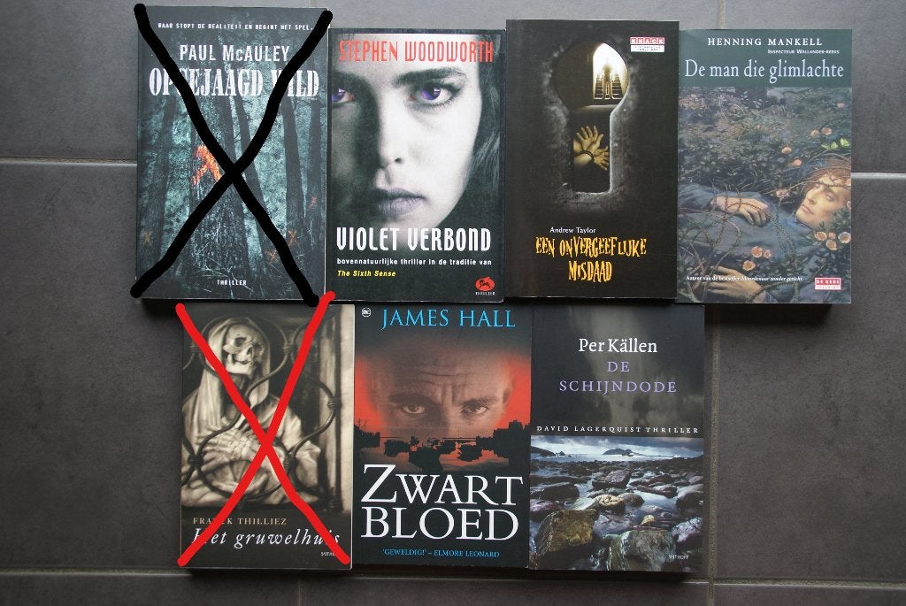lot van nog 6 thriller BOEKEN, per stuk voor €5 NIEUW, Boeken, Ophalen of Verzenden, Nieuw