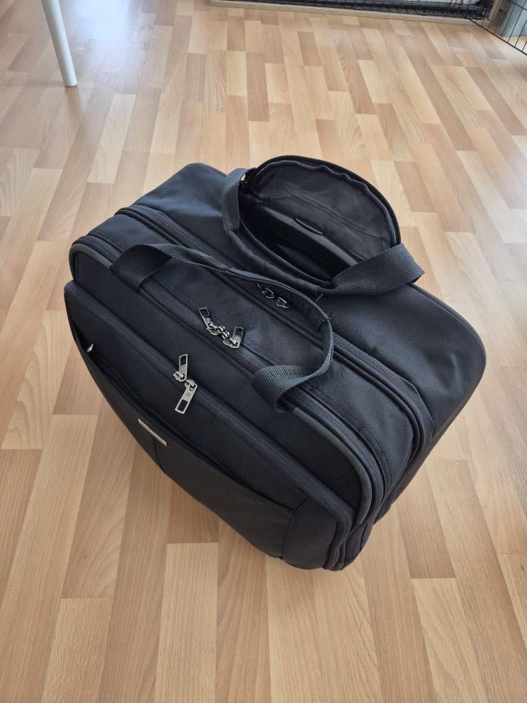 Sac cabine Samsonite à roulettes, Enlèvement ou Envoi, Utilisé, Noir, Roulettes